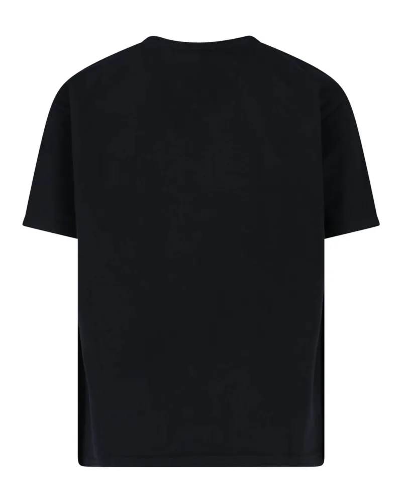 RHUDE Men's T-Shirts And Polos Black Cotton Black
