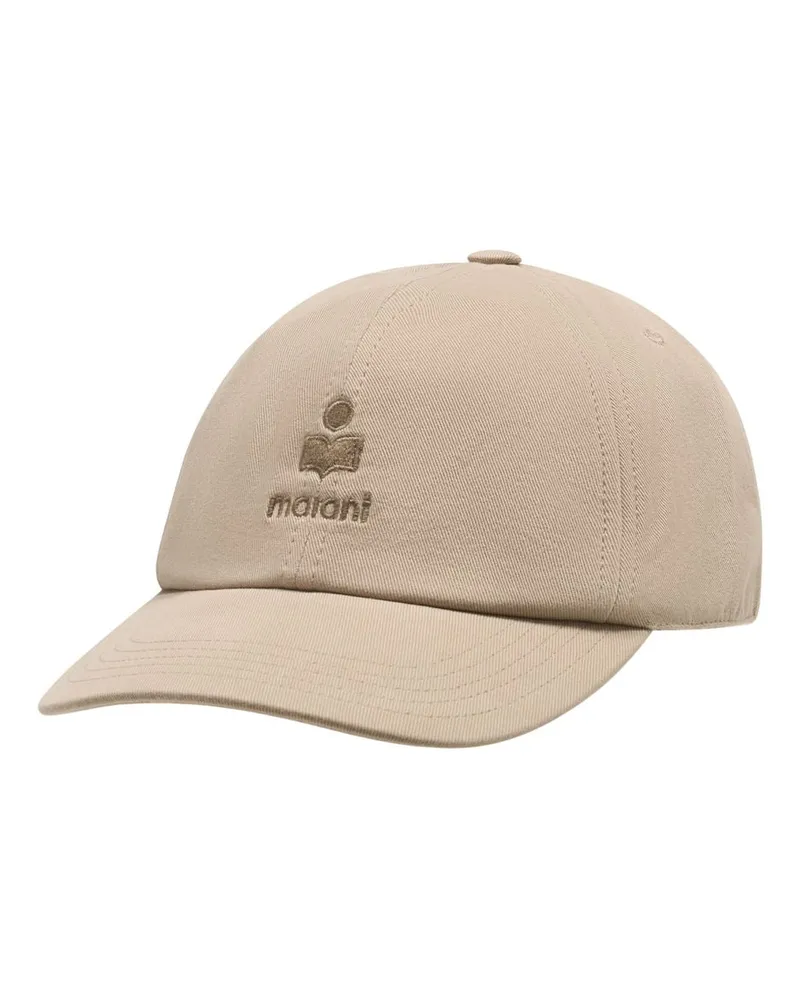 Isabel Marant Women's Tomas Cap -  Cotton Beige Accessories Hats Beige