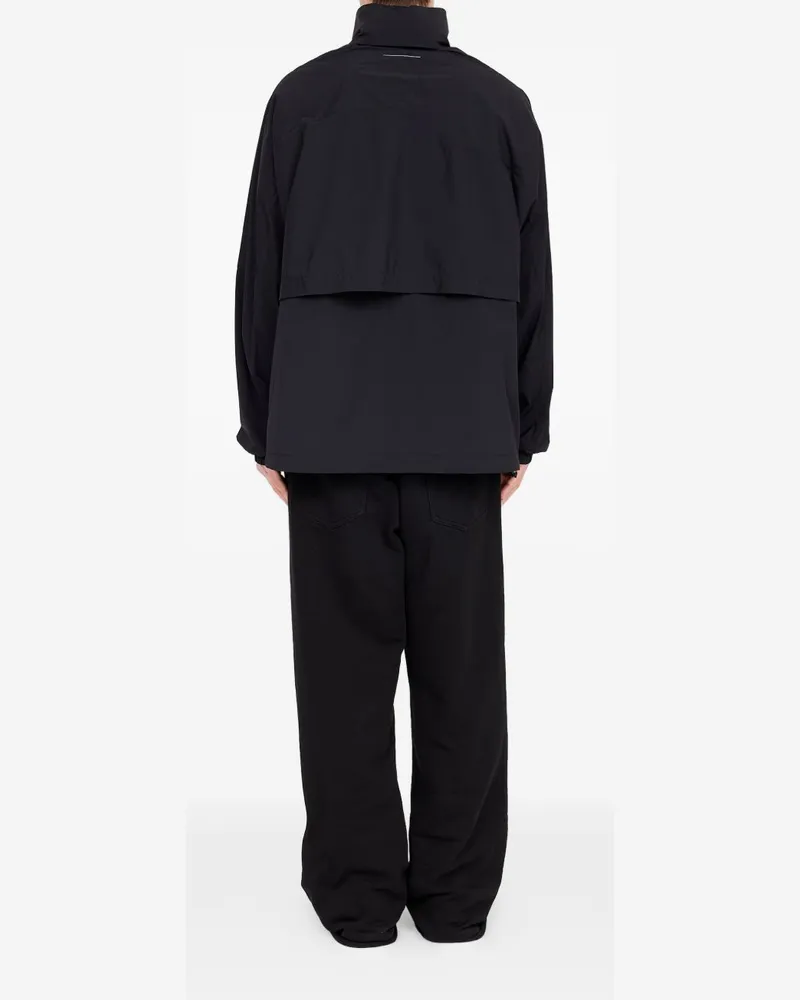 Maison Margiela Ultra-Thin Nylon Jacket — Black Black