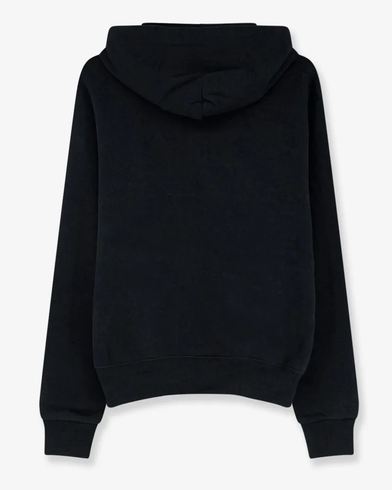 Ralph Lauren Women's Sweatshirt Cotton-Blend Embroidered Logo Black Sweatshirts Sweater Black