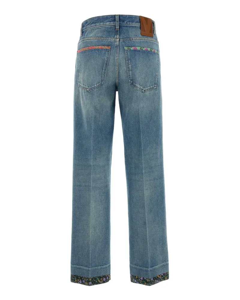 Valentino Garavani 6b0dd19x94v 558 Mediumbluedenim Exterior: Cotton Jean Blue