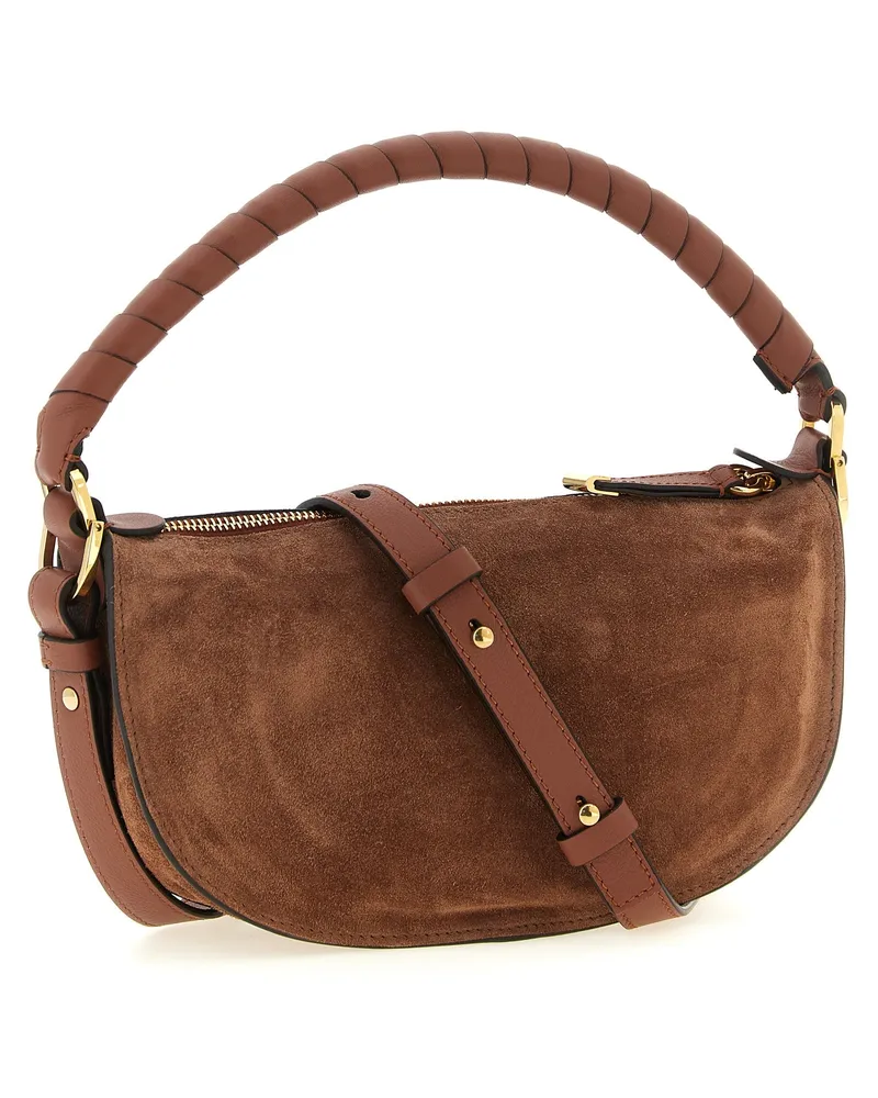 Chloé Women's Brown Calfskin Shoulder Bag Brown