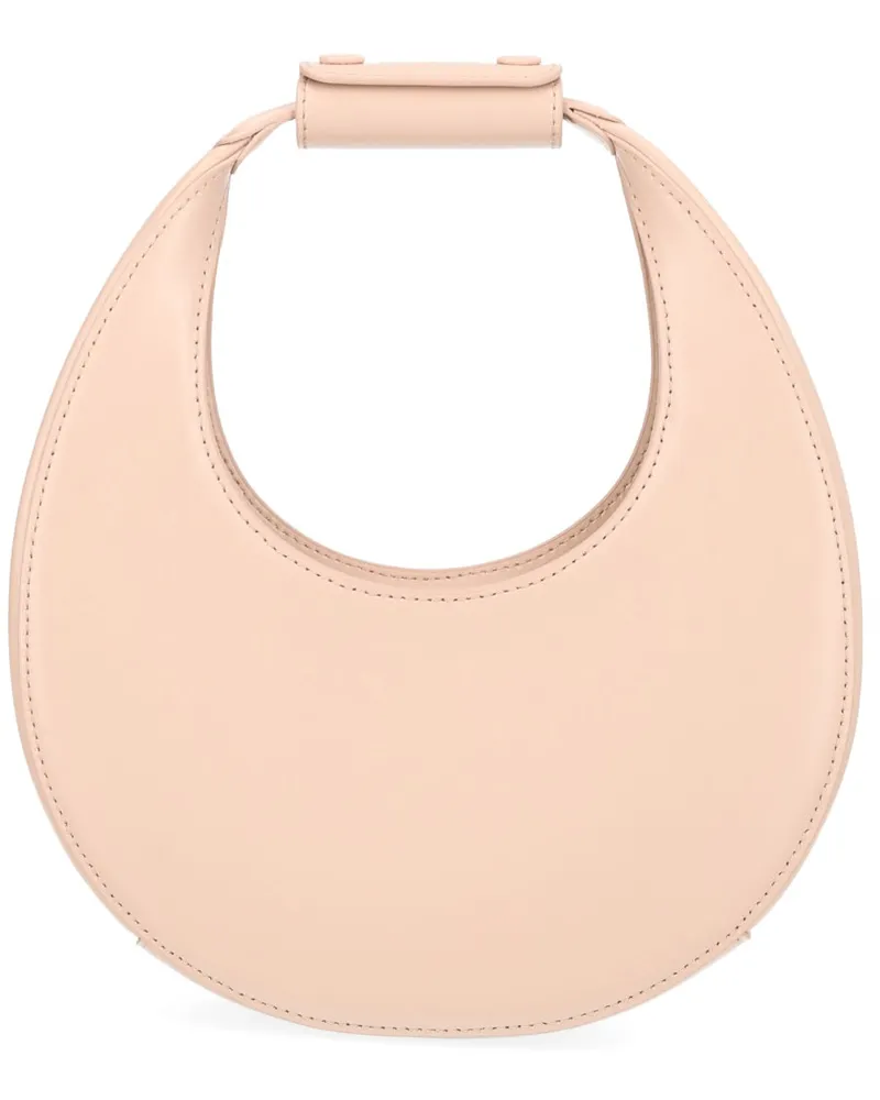 STAUD Women's Mini Handbag Moon Powder Cow Leather (bos Taurus) Handbags Hand Bags Beige