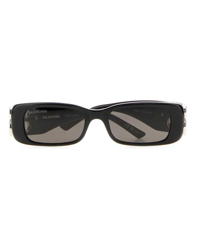 Balenciaga Black - Silver Logo Description 1:t Acetate Occhiali Da Sole / Sunglasses Black