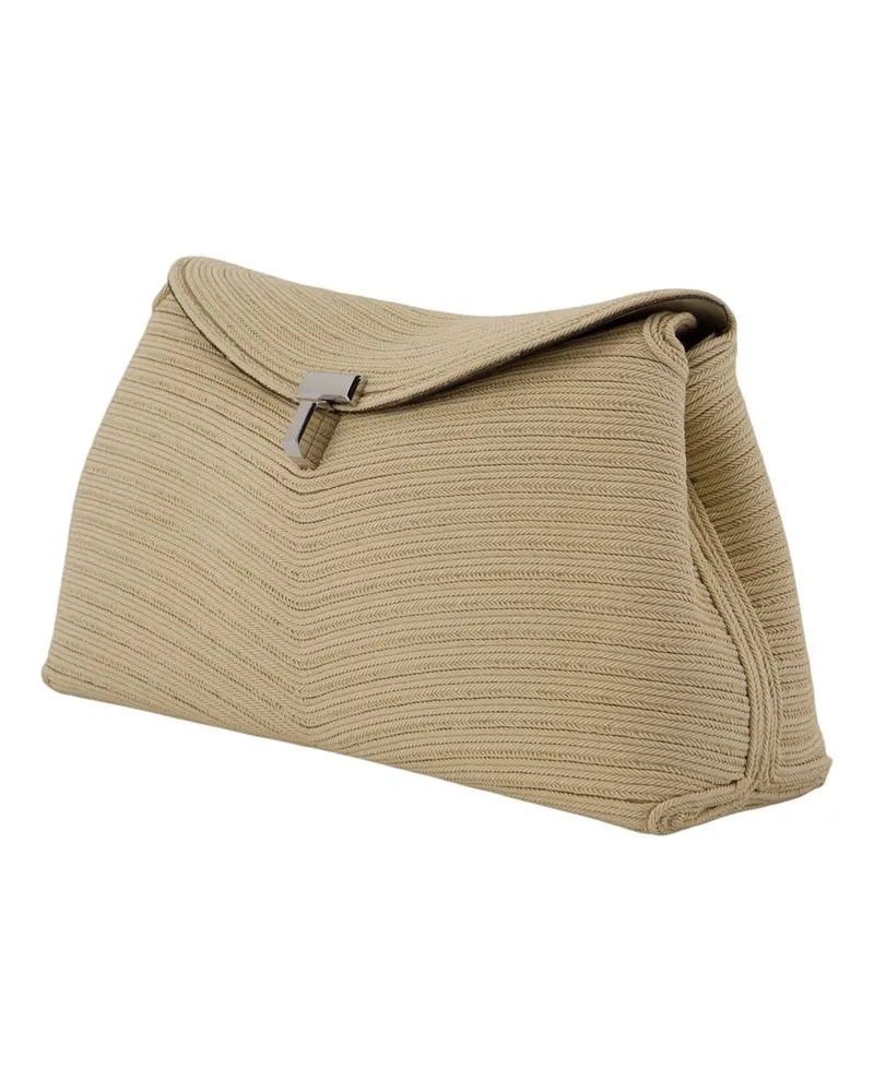 Totême Women's Canvas Clutch Beige Beige