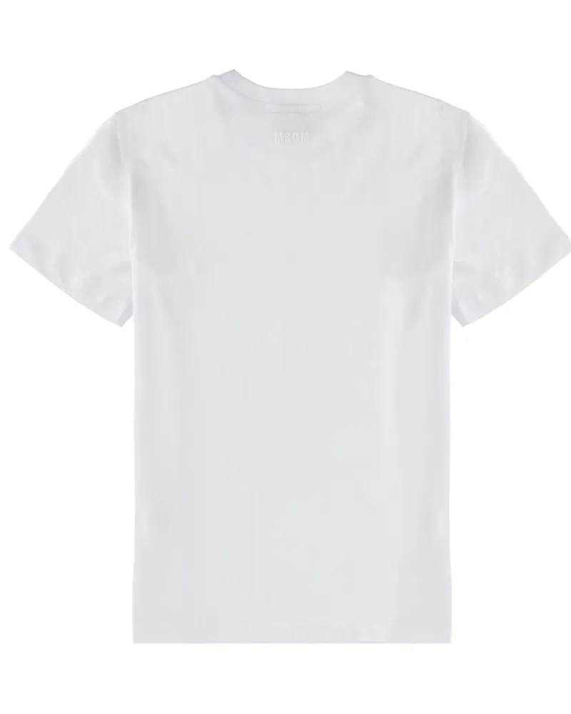 MSGM Follow The Rabbit T-Shirt — White White