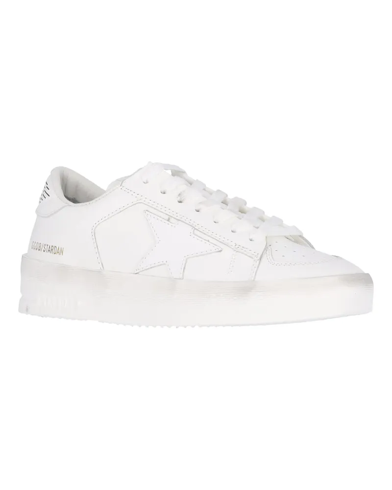 Golden Goose Women's Leather Low-Top Sneaker White Cow White