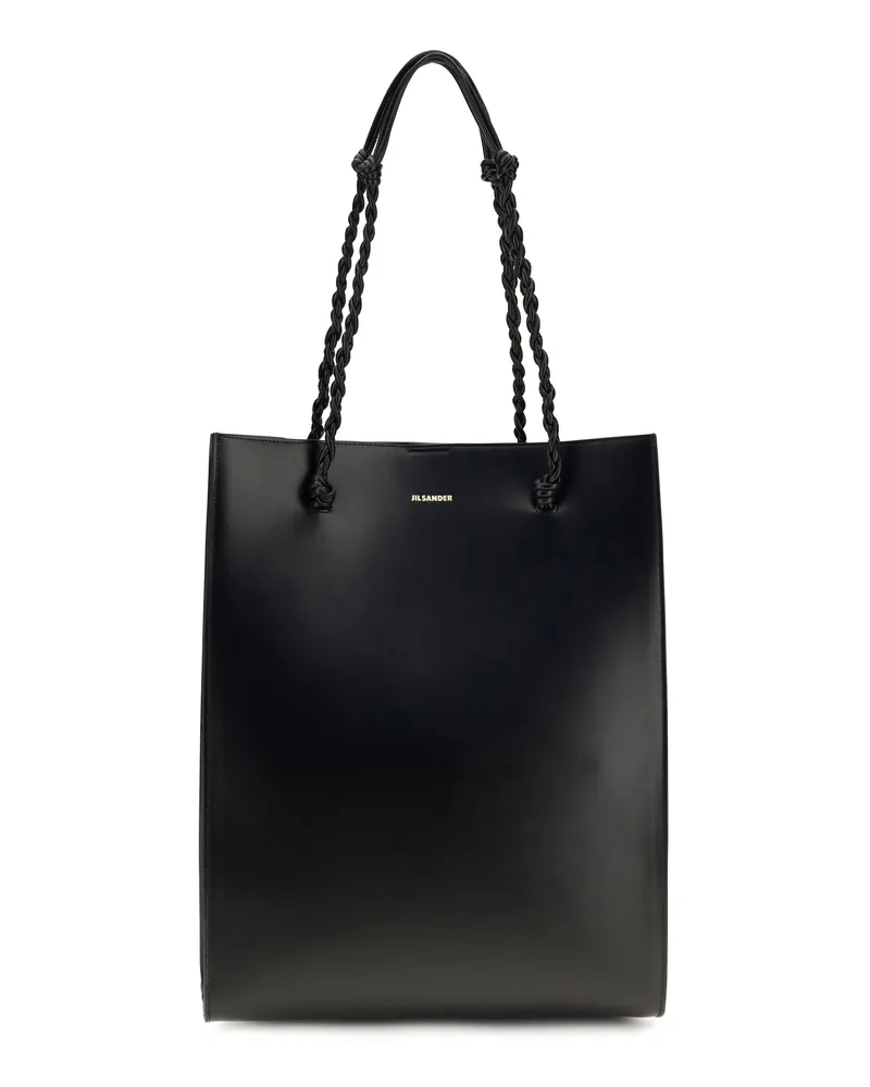Jil Sander Women's Shoulder Bag Black Calf Leather Black