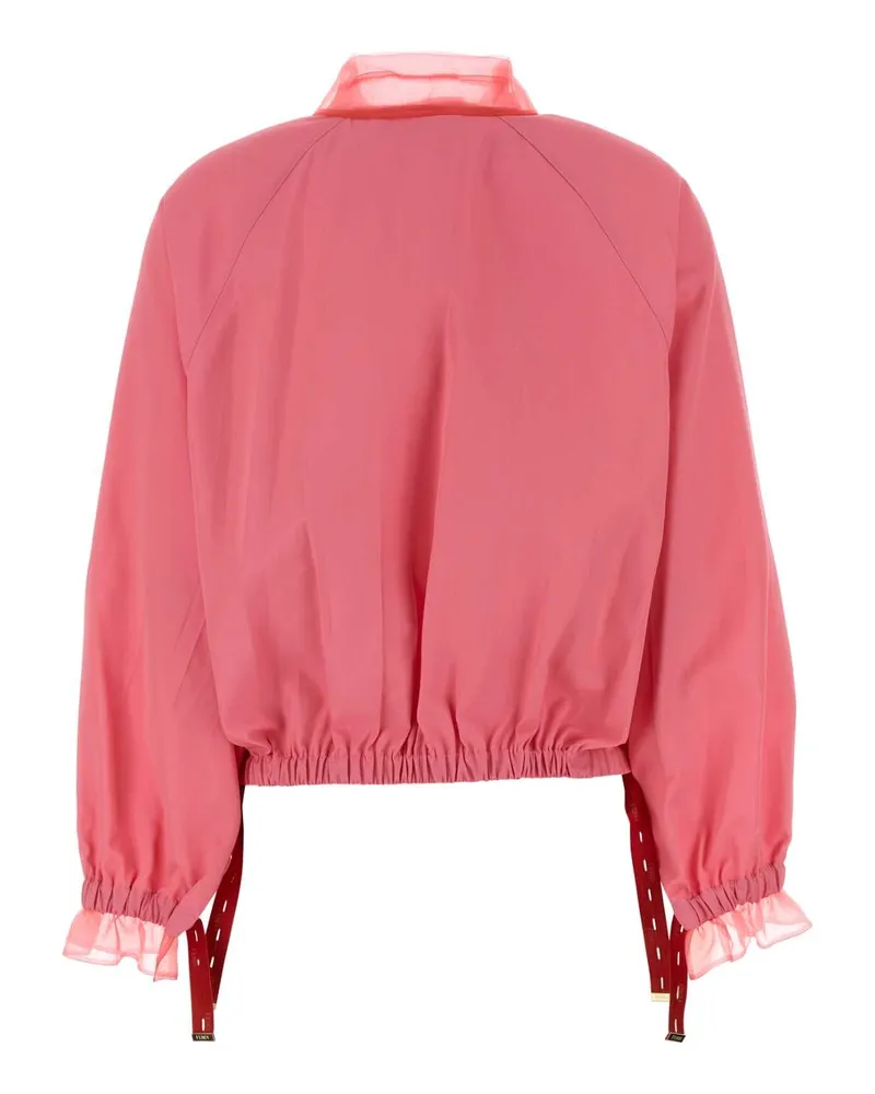 Fendi Azalea-26 Exterior: Viscose Nylon Giacche E Gilet Jacket Pink