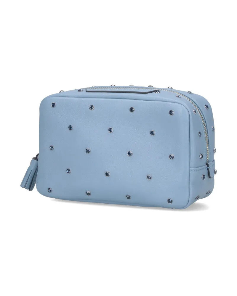 Anya Hindmarch Women's Bags Blue Fabric 1: Sheep Leather Blue