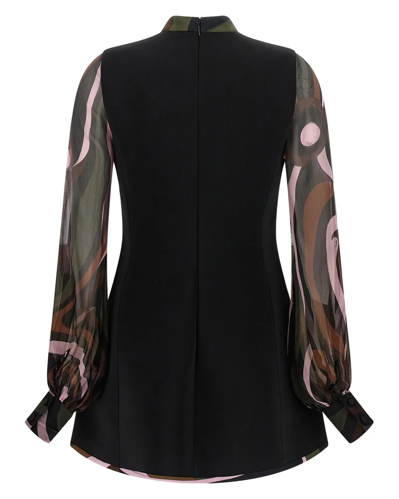 Emilio Pucci Marmo Dress — Black Black