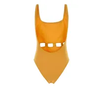 Women's Replay Swimsuit Yellow Nylon Elastane Swimwear
