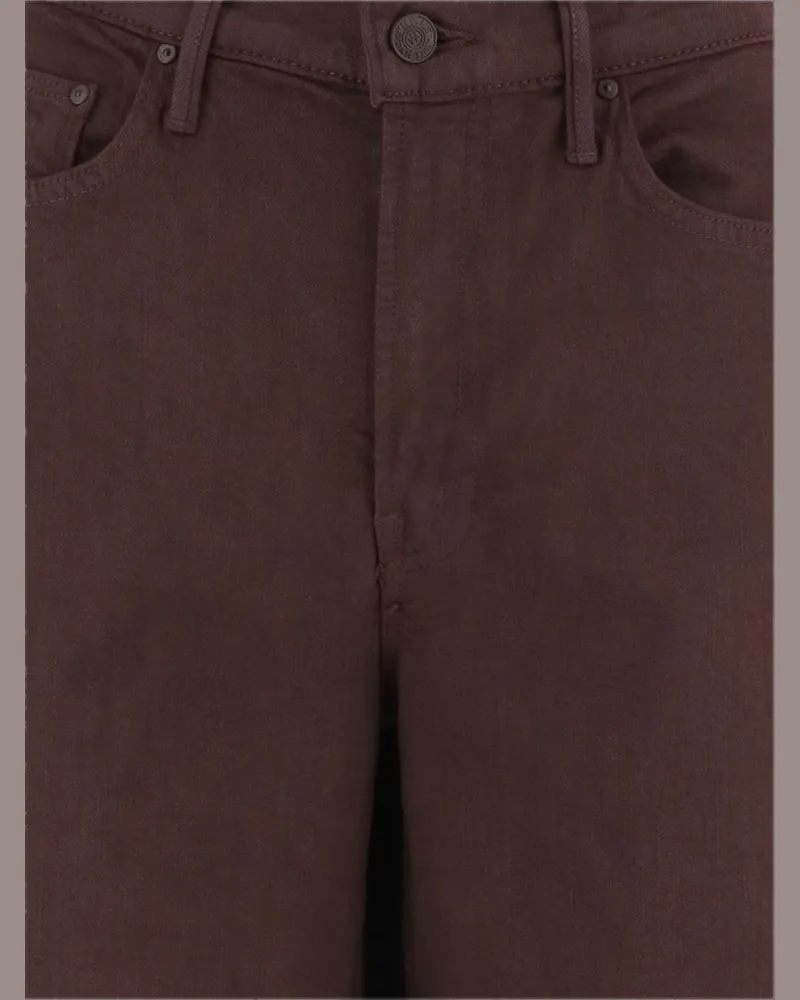 Mother Undercover Sneak Jeans — Brown Brown
