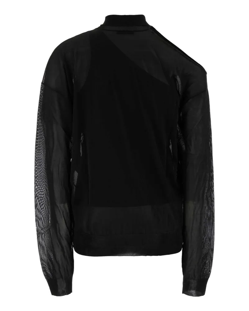 Fendi Viscose Knit Sweater — Black Black