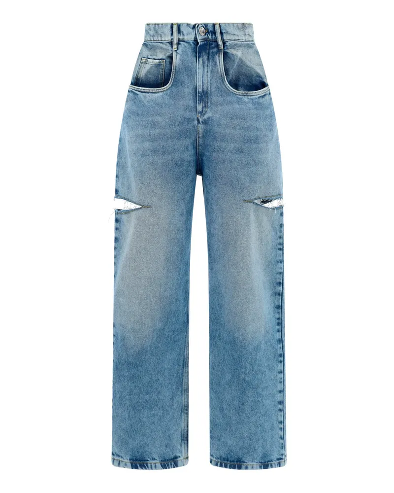 Maison Margiela Women's Jeans Cotton Denim Blue