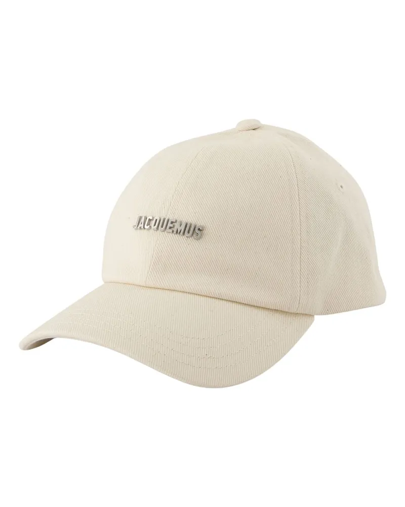 Jacquemus Unisex La Casquette Gadjo -  Cotton White Accessories Hats White
