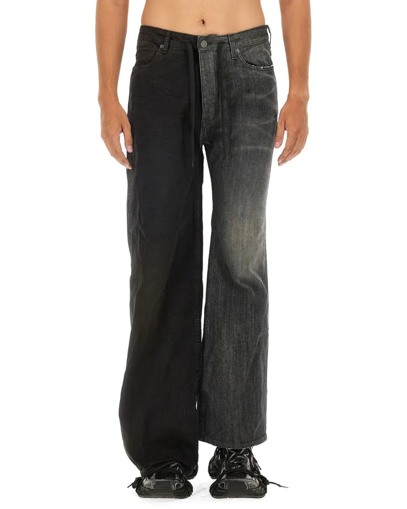 Balenciaga Fifty-Fifty Jeans — Multicolor Multicolor