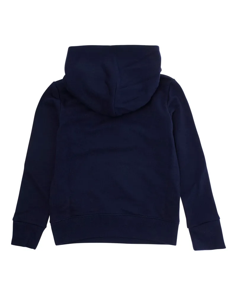 Gucci Boys' Blue Sweatshirt With Logo Lettering Cotton Hoods & Sweatshirts Navy