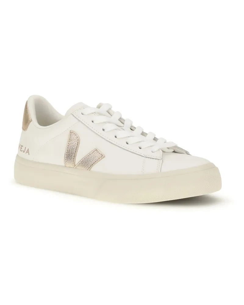 VEJA Women's Campo Calfskin Sneakers Extra White Platine Trainers White