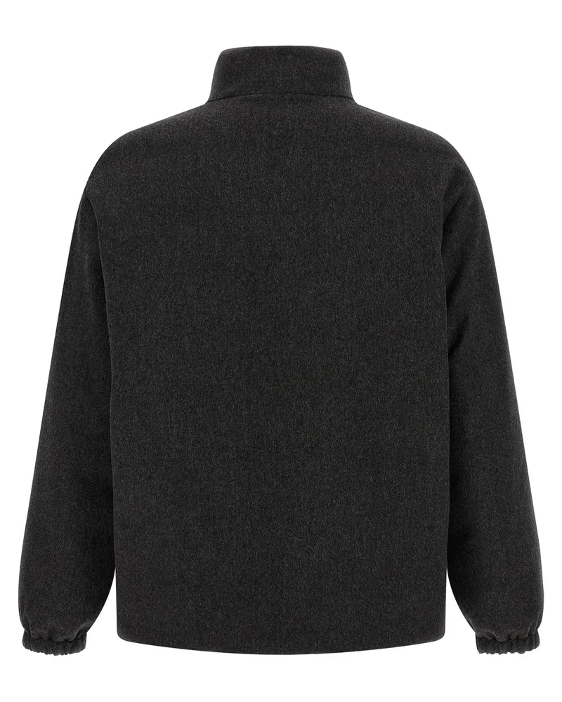 Jil Sander Wool Padded Jacket — Gray Gray