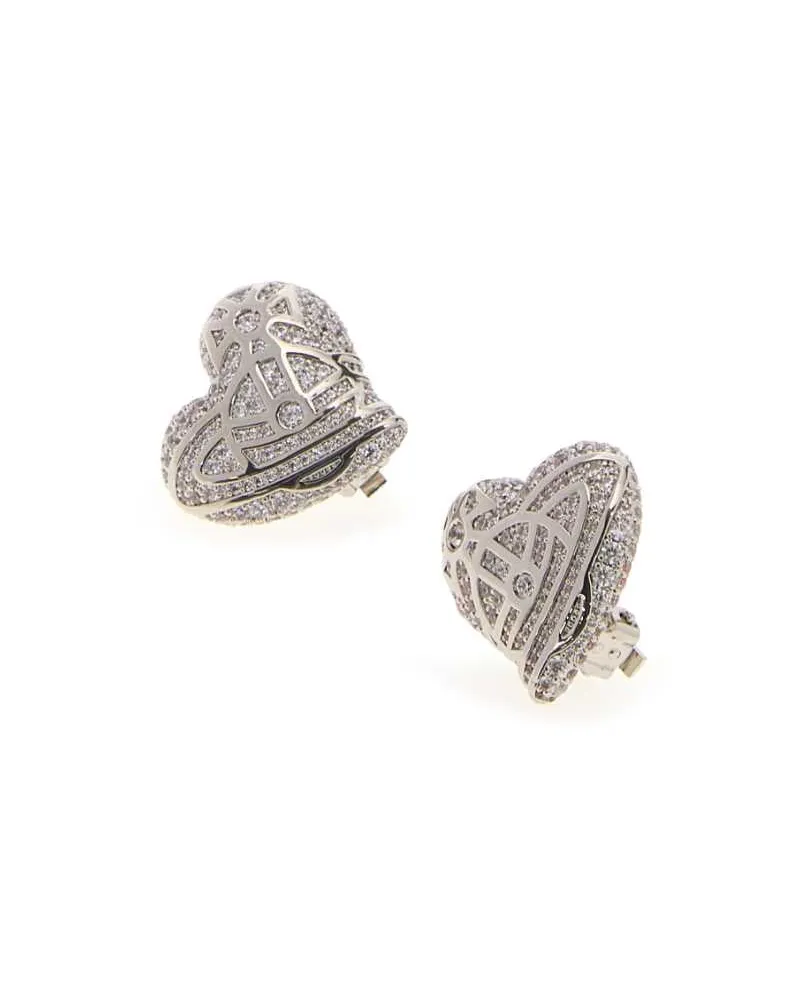 Vivienne Westwood Evangeline Earrings — Silver Silver