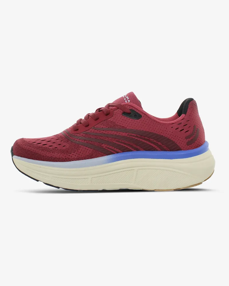 Fessura Women's Speed 01 07 Bordeaux Running Sneakers Red