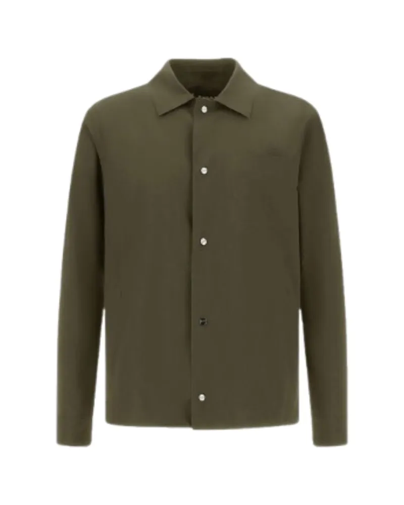 Herno Men's Jacket Military Green Polyamide Green