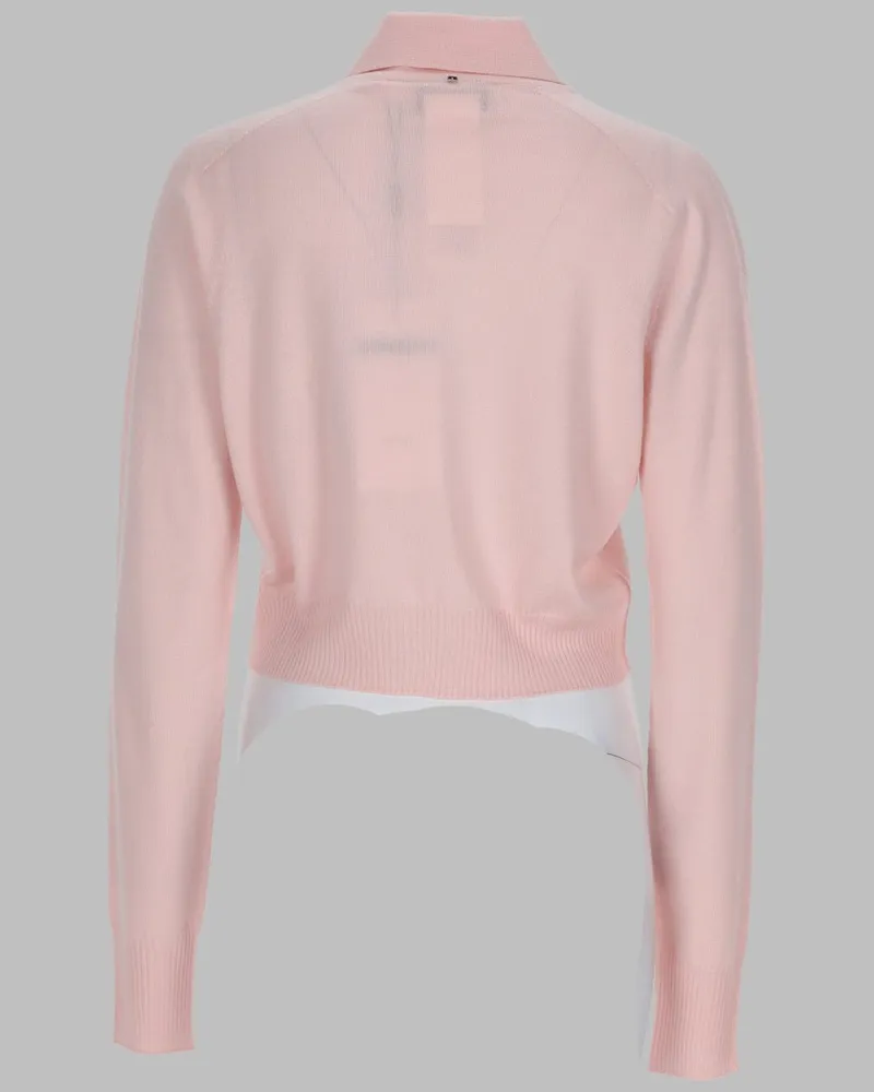 SPORTMAX Lirica Cardigan — Pink Pink
