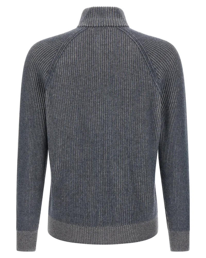 Brunello Cucinelli Pure Cashmere Cardigan — Gray Gray