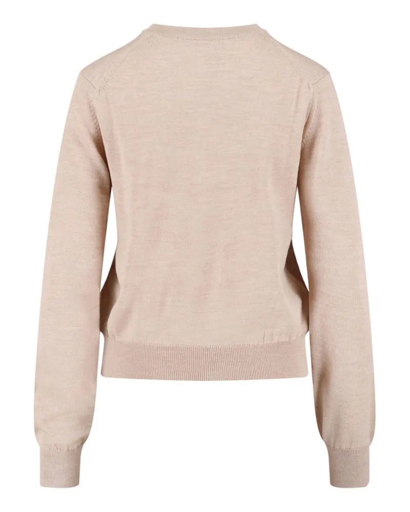 Kitsuné Women's Sweaters Beige Wool Beige