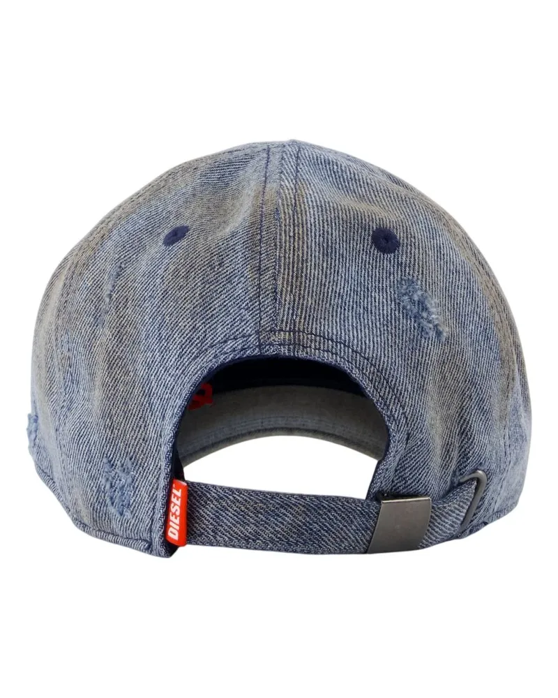 Diesel A25832-0BFCC-01 Embroidered Logo Baseball Cap — Blue Blue