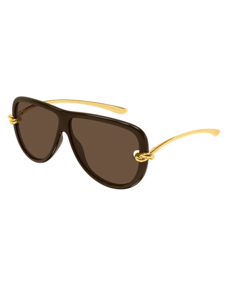 Bottega Veneta BV1513S Sunglasses — Brown Brown