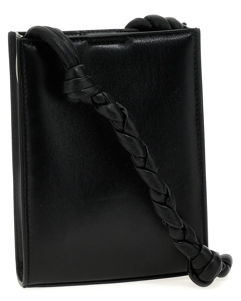 Jil Sander Women's Black Calfskin Crossbody Bag Black