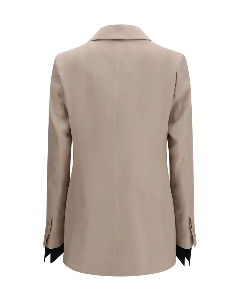 Max Mara Women's Beige Silk Clothing Beige