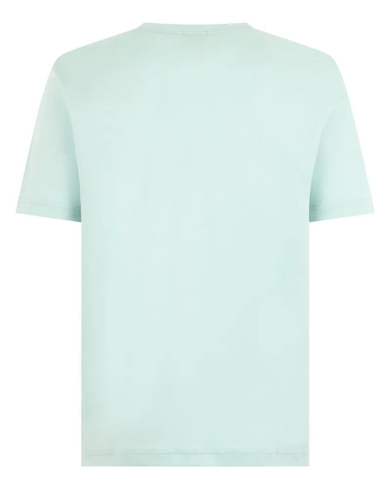 HUGO BOSS Men Cotton T-Shirt Mint Green T-Shirts And Polos Green