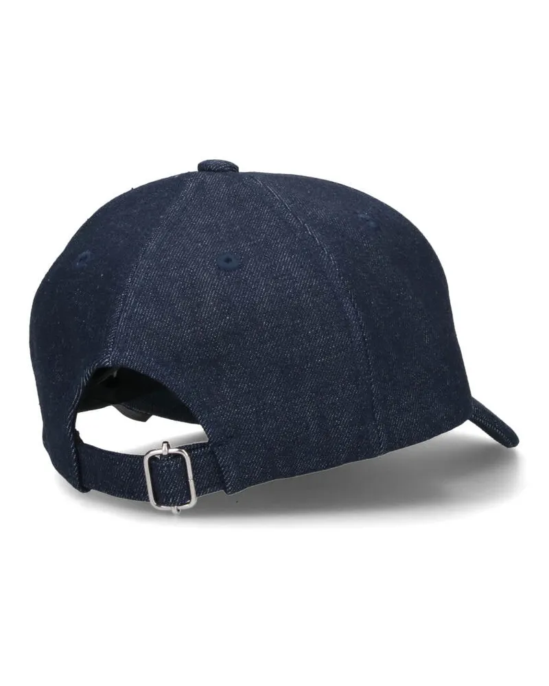 A.P.C. Women's Cohiz Logo-Embroidered Cotton Baseball Cap Navy Navy