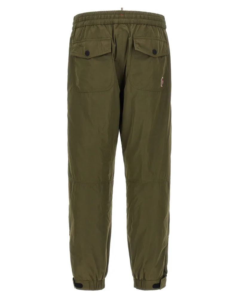 Moncler Micro Soft Joggers — Olive Green Olive