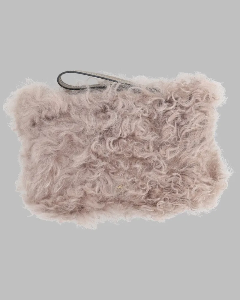 Anya Hindmarch Eyes Clutch — Gray Gray