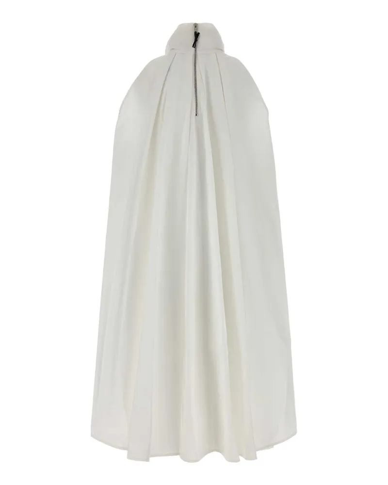 Givenchy Women's White Poplin Mini Dress Exterior: Cotton Abiti White