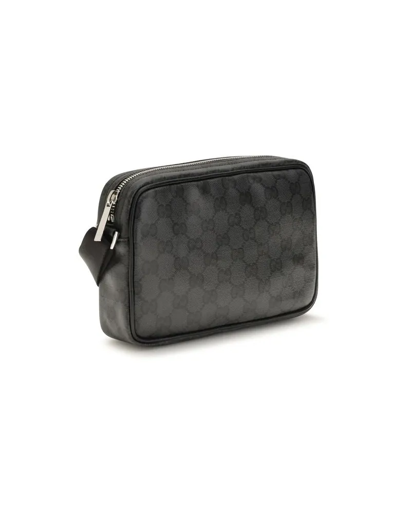 Gucci Men's Black Cotton Shoulder Bag Black