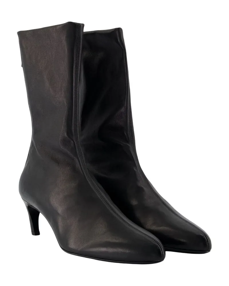 Victoria Beckham Harlow Mid 55 Boot — Black Black