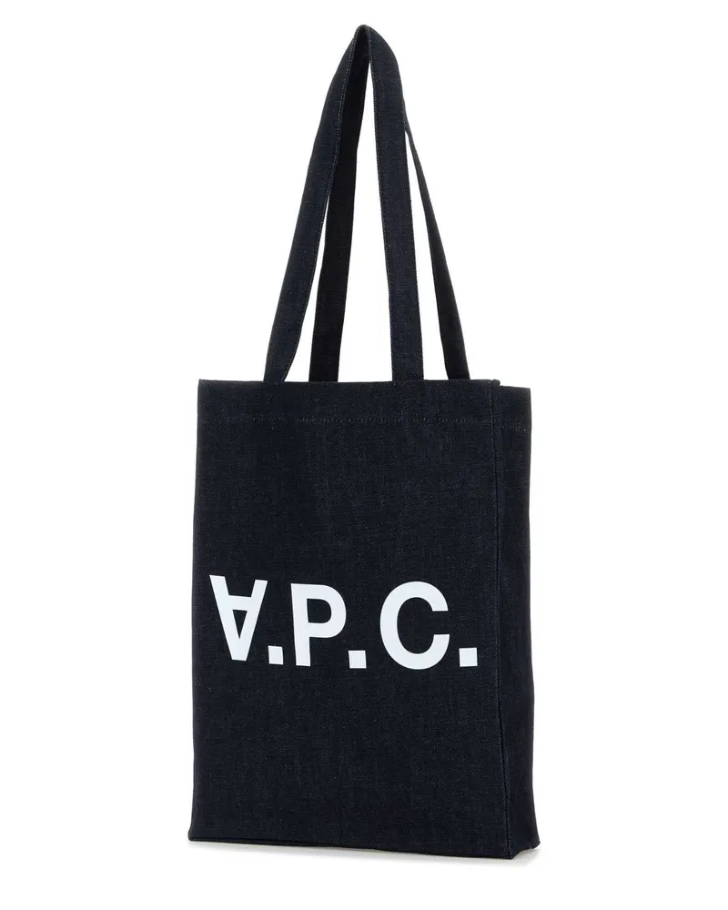 A.P.C. Cohizm61445 Iai Indigo Cotton Borse A Mano Bag Navy