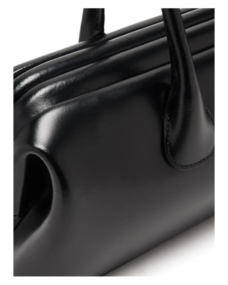 OSOI Leather Tote Bag — Black Black