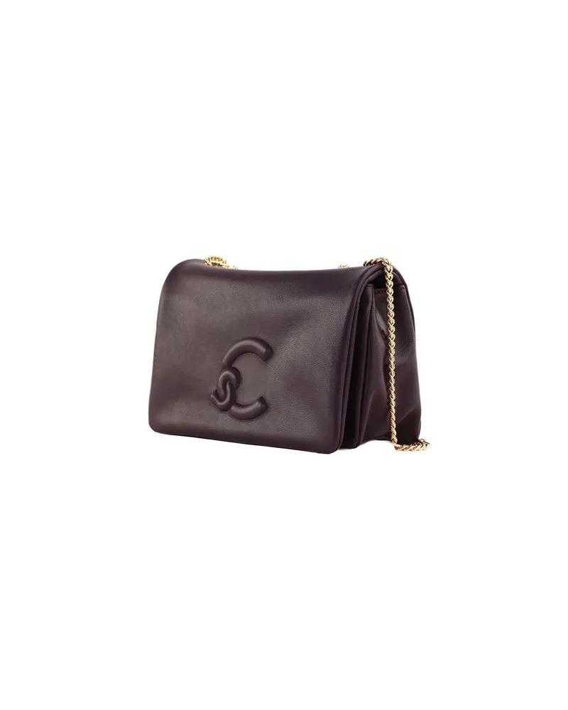 Coccinelle Dulse Leather Bag — Purple Purple