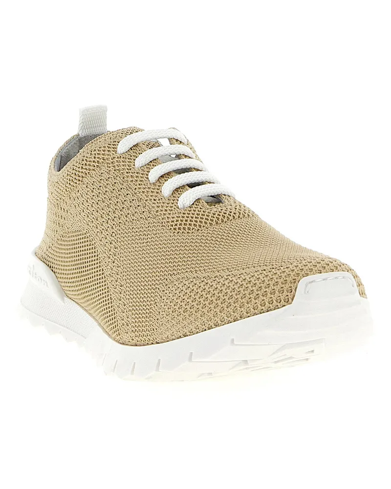 Kiton Fits Sneaker — Beige Beige