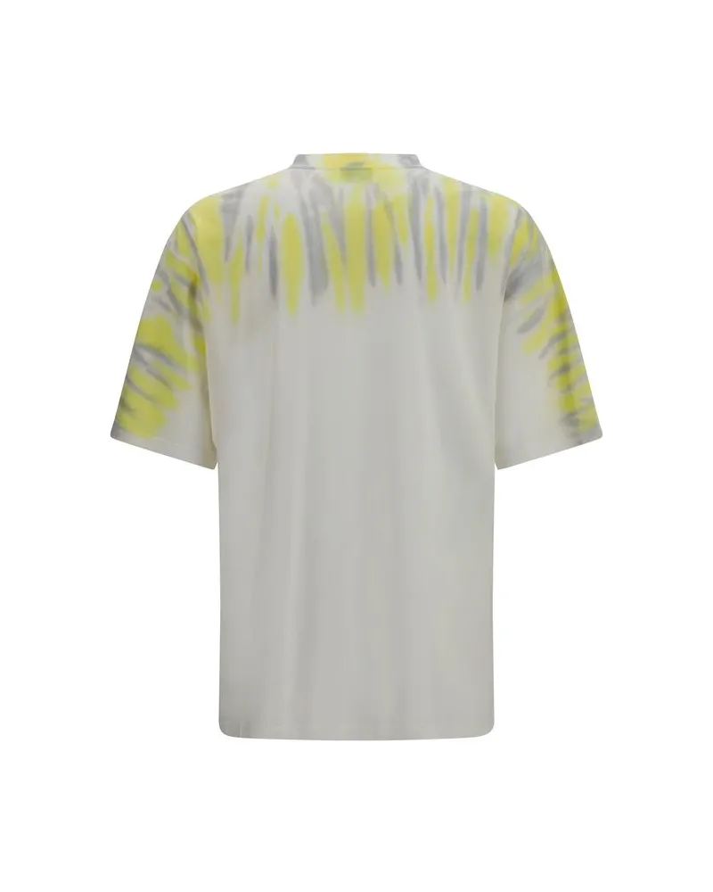 Balenciaga Men's Bicolor Cotton T-Shirt White