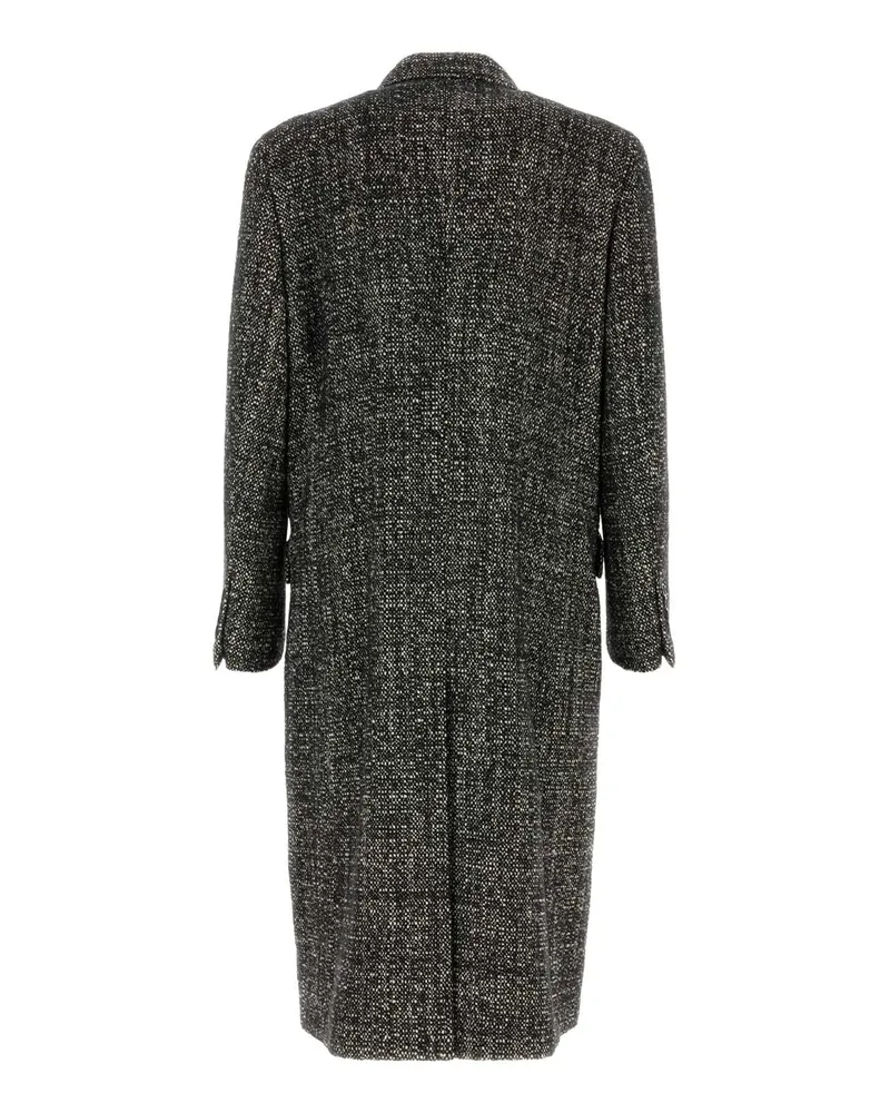 Dolce & Gabbana Men's Two-Tone Wool Blend Coat Fantasia Cappotti Gray
