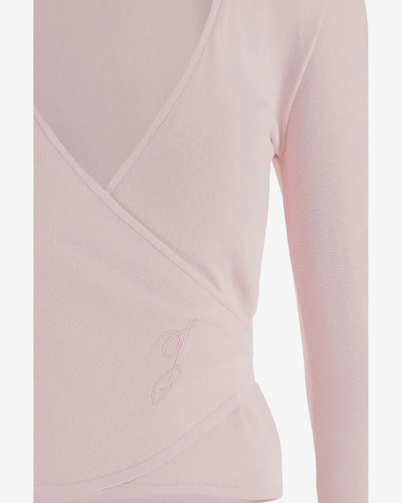 Jacquemus Women's Long-Sleeved Sweater Paysan Pink Viscose Pink