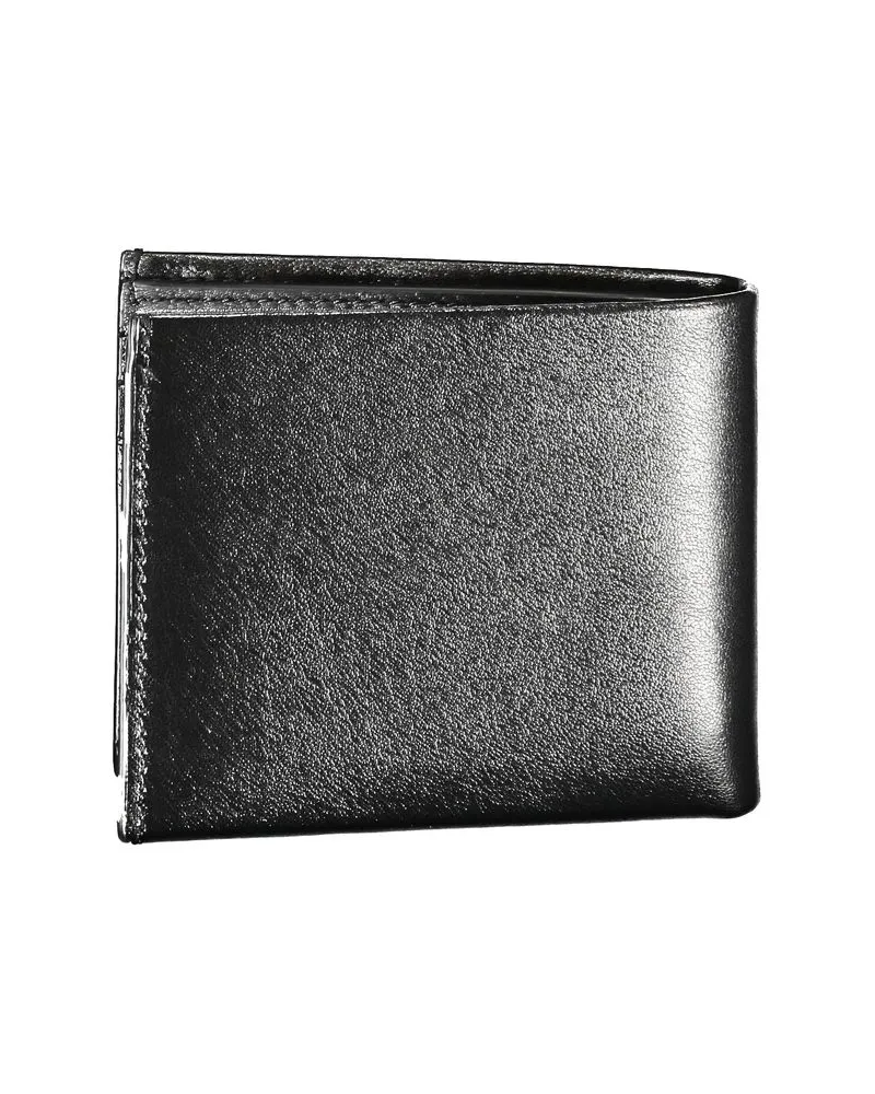 Calvin Klein Leather Wallet — Black Black