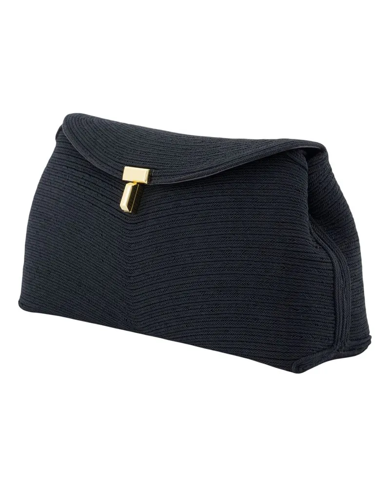 Totême Women's Clutch Black Canvas Black